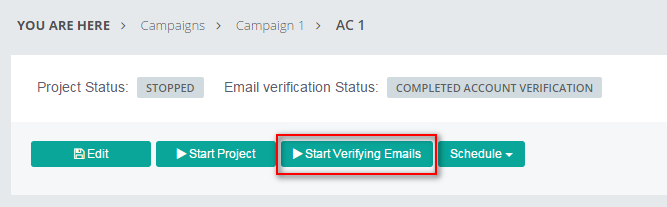 Start Verifying Emails
